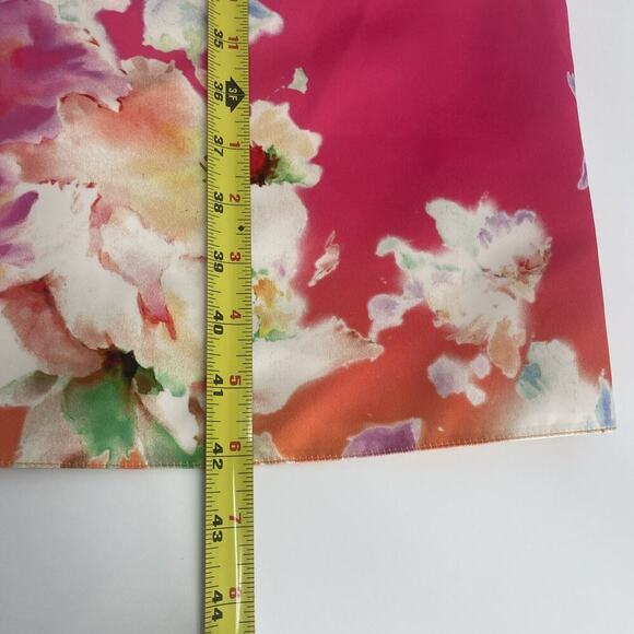 Ralph Lauren Collection Floral Belted Pencil Shift Dress 6 Midi Sleeveless $4K - Picture 12 of 14